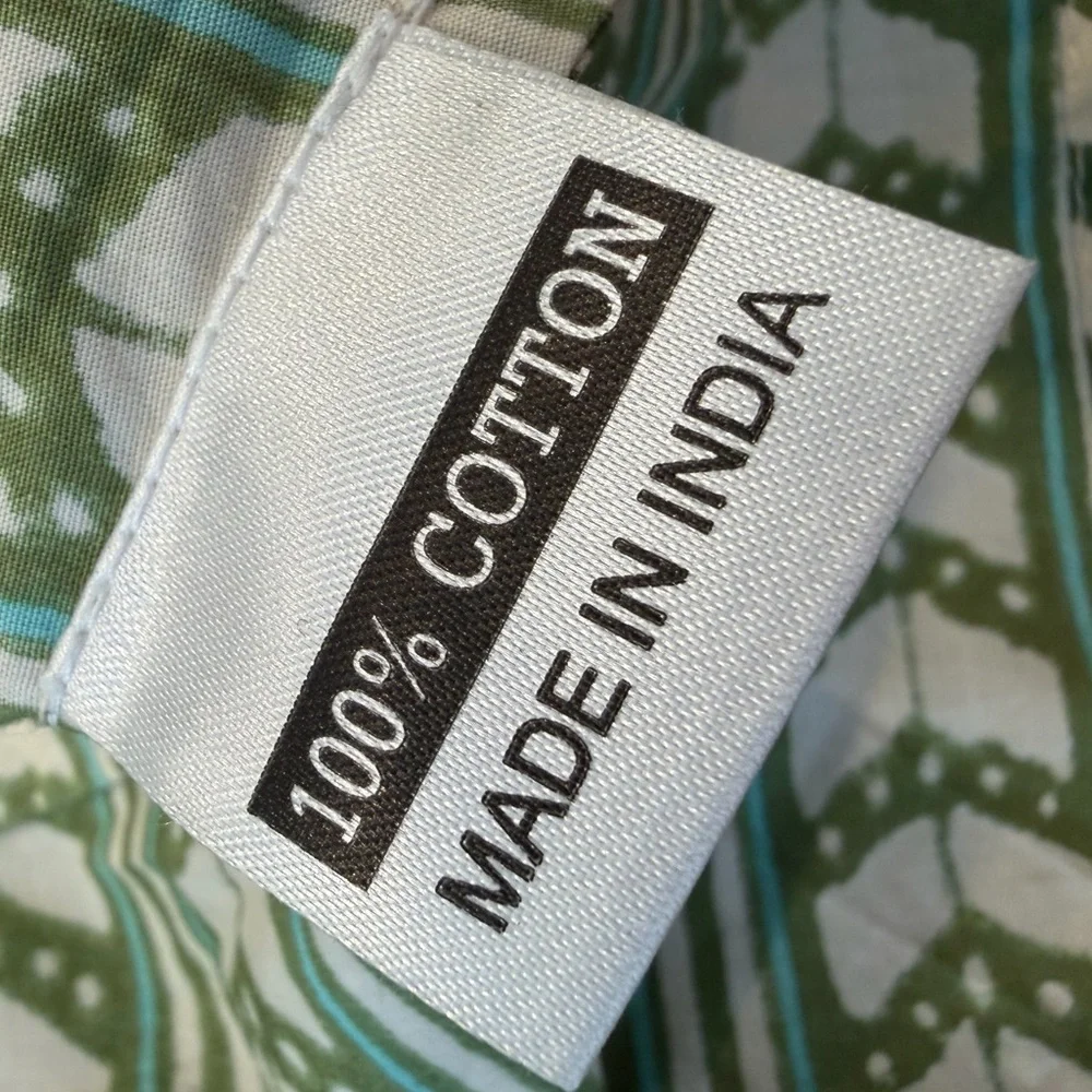 OLIVIA JAMES Green Penny Island Palm Patterned Midi Dress size XS - Picture 6 of 11